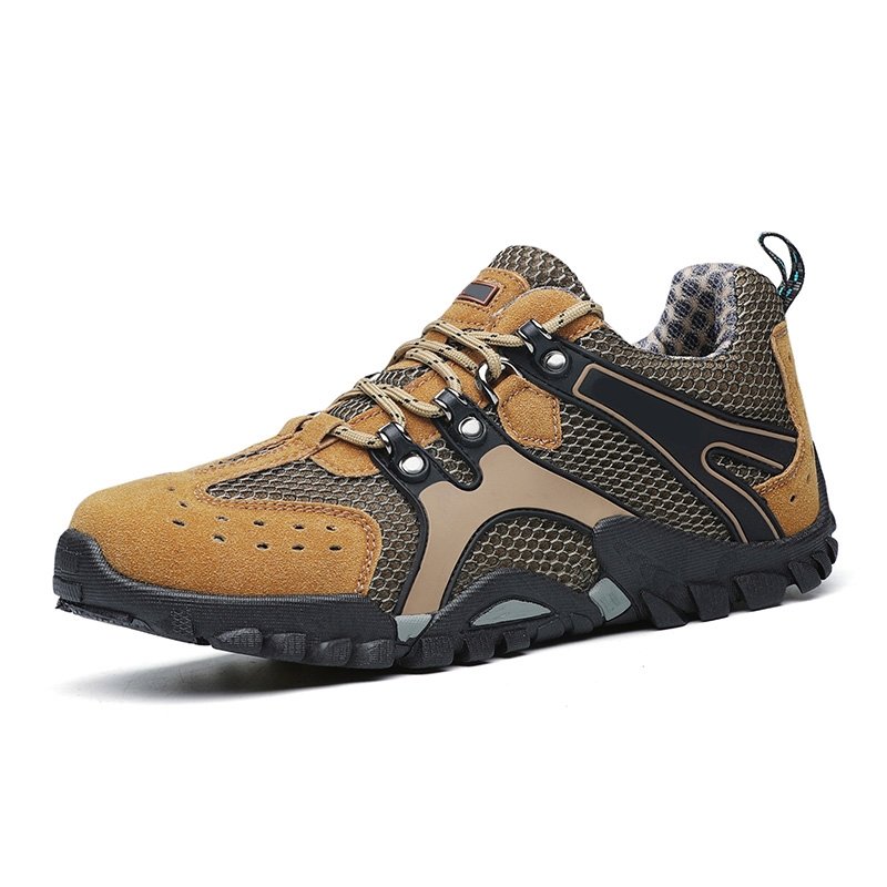 Large Size 38 46 Men's Hiking Shoes Breathable Outdoor trekking shoes sneakers Men Mountain climbing shoes zapatillas hombre