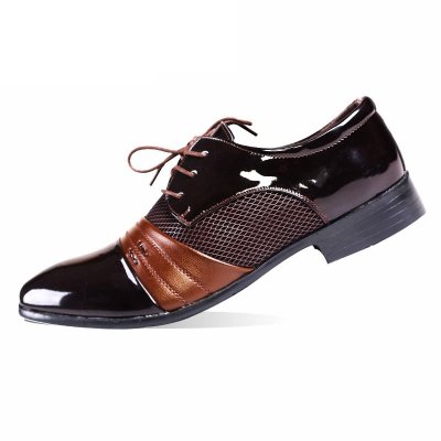 New Arrival Men's Dress Shoes Lace up Wedding Shoes for Men High Quality Elegant Business Flat Men Formal Office Shoes
